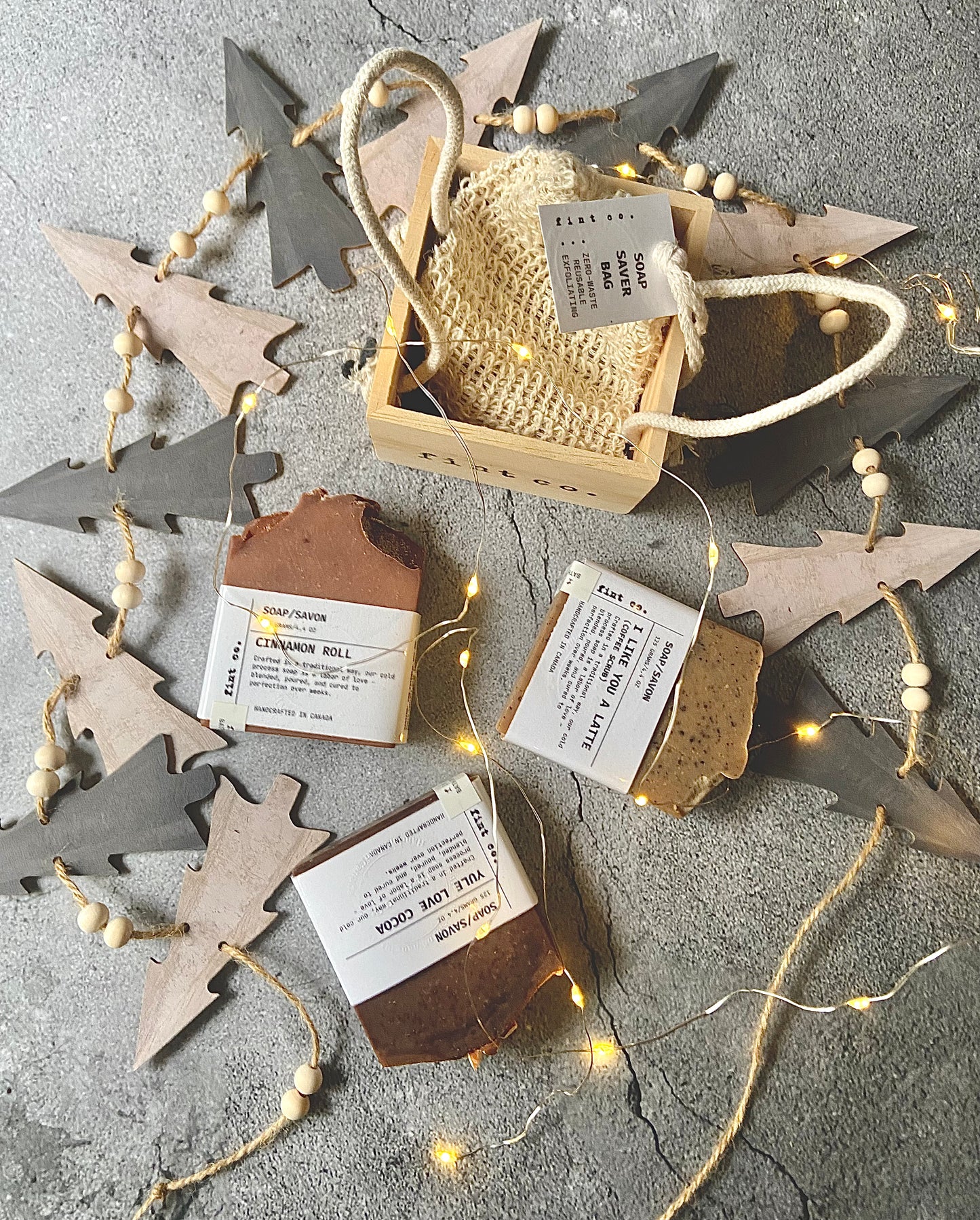 Winter Warmth Cafe Handcrafted Soap Collection