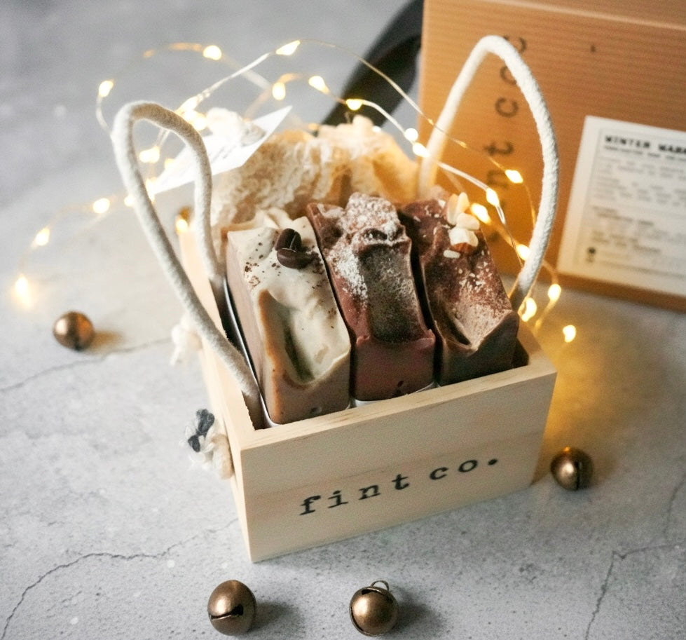 Winter Warmth Cafe Handcrafted Soap Collection
