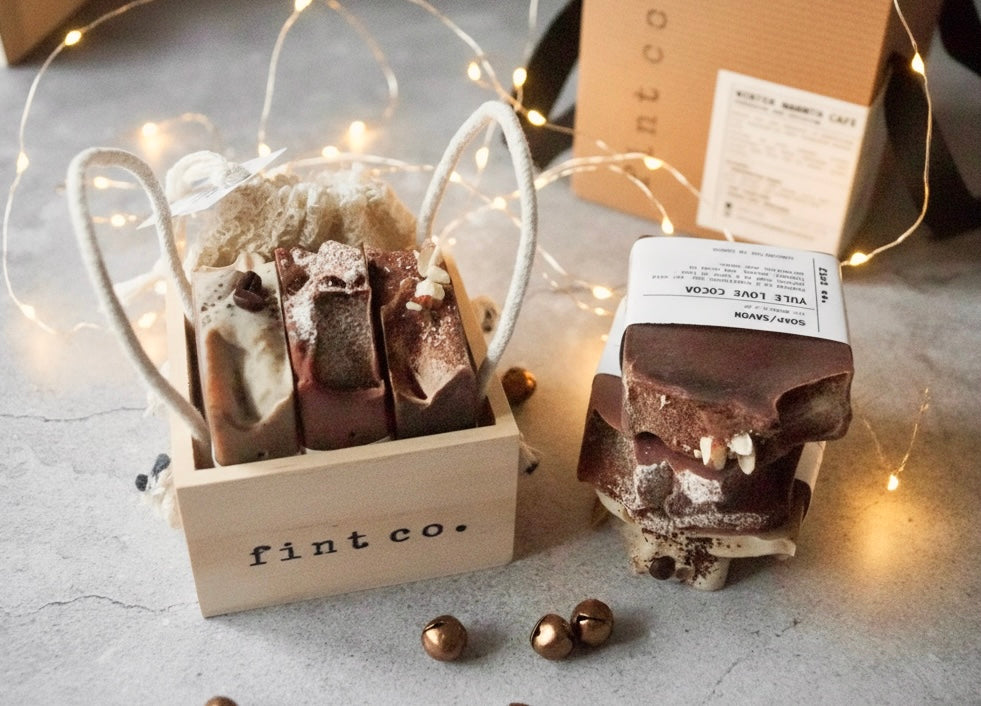 Winter Warmth Cafe Handcrafted Soap Collection